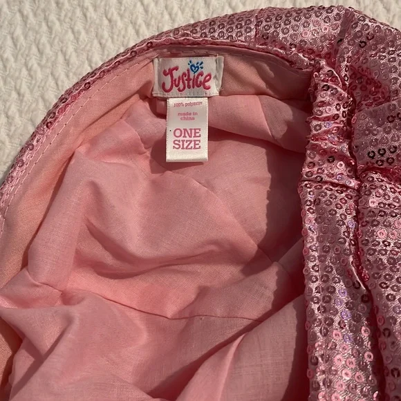 Pink Sequin Hat - Picture 2 of 4